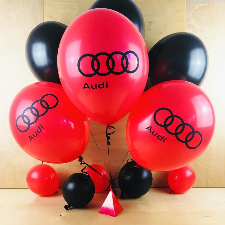 AUDI balony z nadrukiem